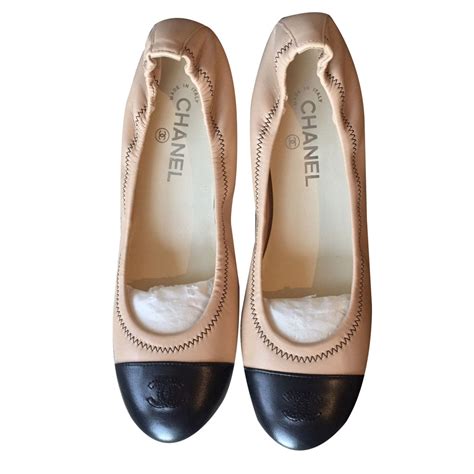 chanel ballerina beige|chanel shoes for women.